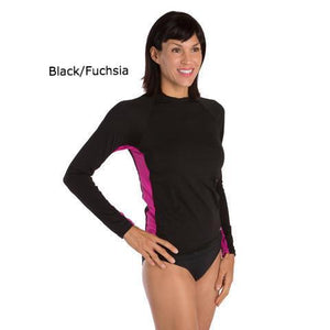 Black/Fuchsia Polyester